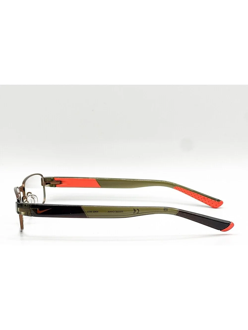 Nike 5572 215 Brown/Orange Authentic Eyeglasses 46-15-125